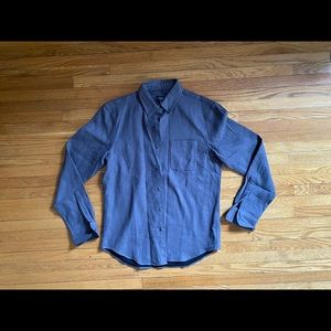 3 for $45: Club Monaco Blue Long Sleeve Button Up Shirt